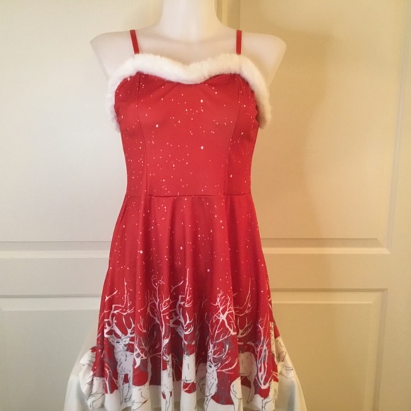NWT Avidlove Christmas Babydoll Lingerie Size Large - Picture 2 of 8